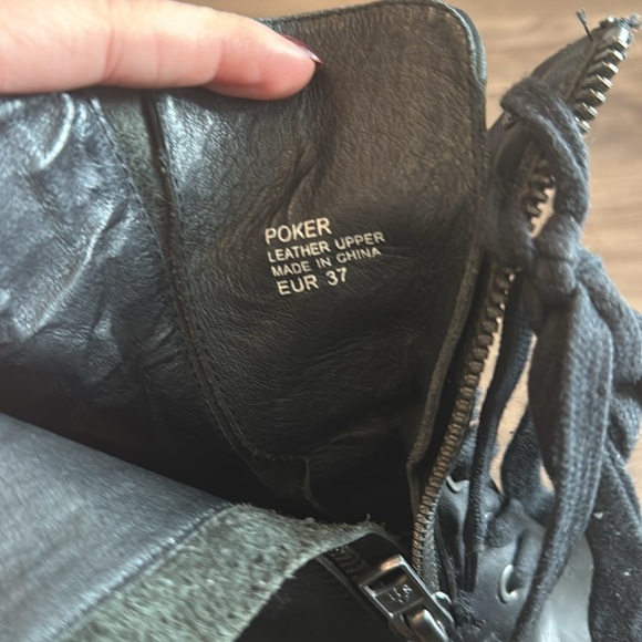 ASH heel combat boots size 37 (7) - Picture 2 of 3